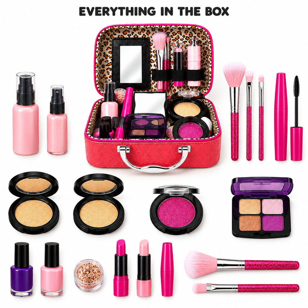 Everything in the Blushbox case laid out